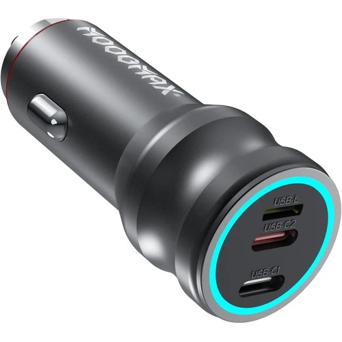 65W car charger, with two...