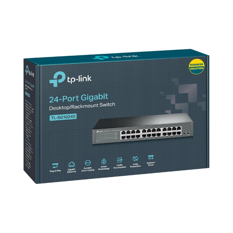 Tp-Link TL-SG1024D 24-Port Gigabit Desktop Switch - DW2697