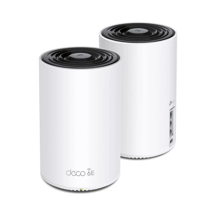 TP-Link Deco AXE5400 Tri-Band WiFi 6E Mesh System(Deco XE75) - Covers up to 5500 Sq.Ft, Replaces WiFi Router and Extender, AI-Driven Mesh, New 6GHz Band, 2-Pack