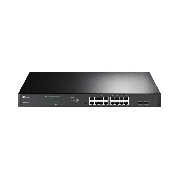 TP-Link TL-SG1218MPE | 16 Port Gigabit PoE Switch | Easy Smart Managed | 16 PoE+ Ports @250W, 2 non-PoE ports, 2 combo SFP slots | 3 Year Manufacturer Warranty | QoS, Vlan, IGMP & LAG
