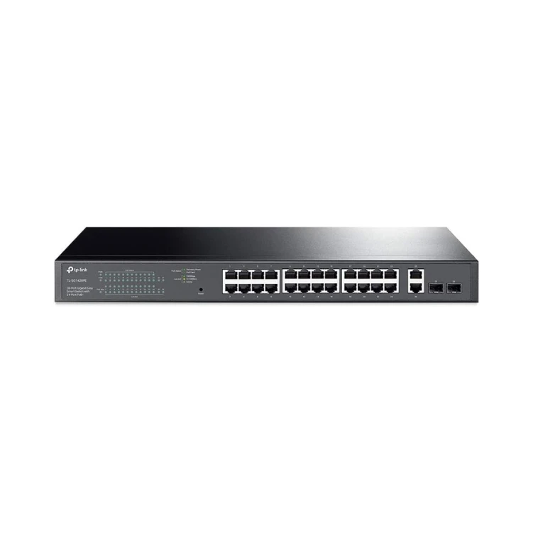 TP-Link TL-SG1428PE | 24 Port Gigabit PoE Switch | Easy Smart Managed | 24 PoE+ Port @250W w/ 2 UL Gigabit Ports + 2 SFP Slots | PoE Auto Recovery | QoS, Vlan, IGMP & LAG | Limited Lifetime Protection