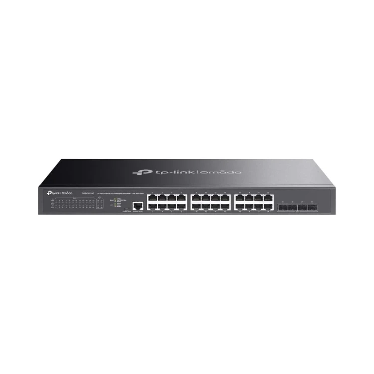 TP-Link JetStream 24-Port 2.5GBASE-T L2+ Managed Switch with 4 10GE SFP+ Slots (TL-SG3428X-M2) - SDN Integrated, Cloud Access & Omada App