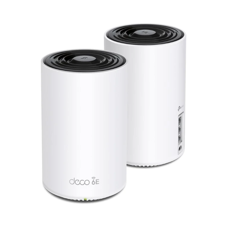 TP-Link Deco XE75 AXE5400 Whole Home Mesh Wi-Fi 6E System, Tri-Band, Gigabit Ports, AI-Driven Mesh, cover up to 7,200 ft2, Connect up to 200 devices,1.7 GHz Quad-Core CPU, HomeShield, Pack of 3