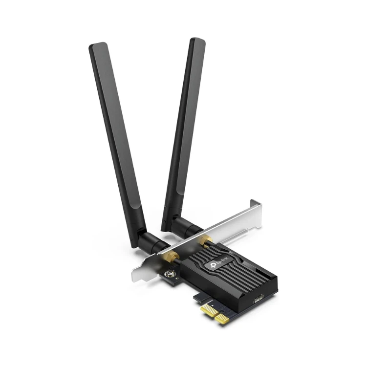 TP-Link WiFi 6 PCIe WiFi Card for Desktop PC AX3000 (Archer TX55E), Bluetooth 5.2, WPA3, 802.11ax Dual Band Wireless Adapter with MU-MIMO, Ultra-Low Latency, Supports Windows 11, 10 (64bit) Only