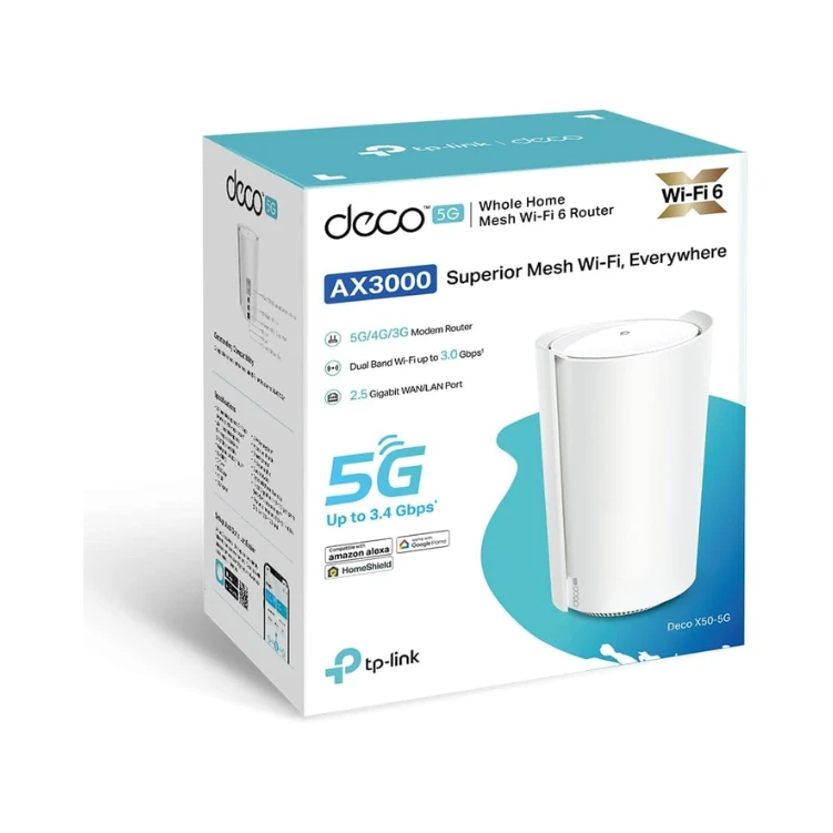 TP-Link WiFi Tp-link Mesh Deco X50 Ap Ax3000 Port 2.5g