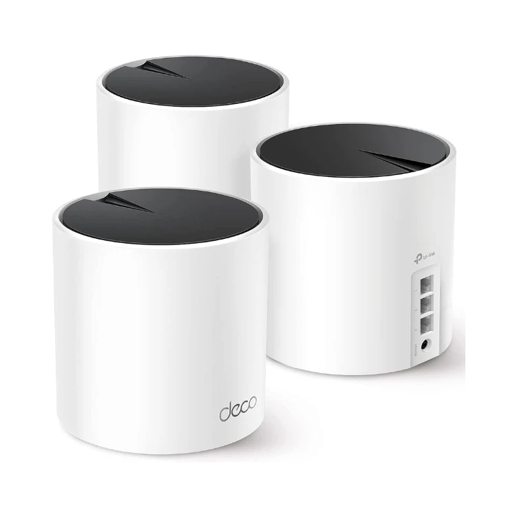 TP-Link Deco AX3000 WiFi 6 Mesh System(Deco X55) - Covers up to 6500 Sq.Ft, Replaces Wireless Router and Extender, 3 Gigabit ports per unit, supports Ethernet Backhaul (3-pack)