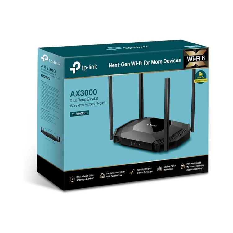 TP-Link AX3000 WiFi 6 Range Extender, PCMag Editor's Choice, Dual Band WiFi Repeater Signal Booster with Gigabit Ethernet Port, Access Point, APP Setup, OneMesh Compatible (RE715X)