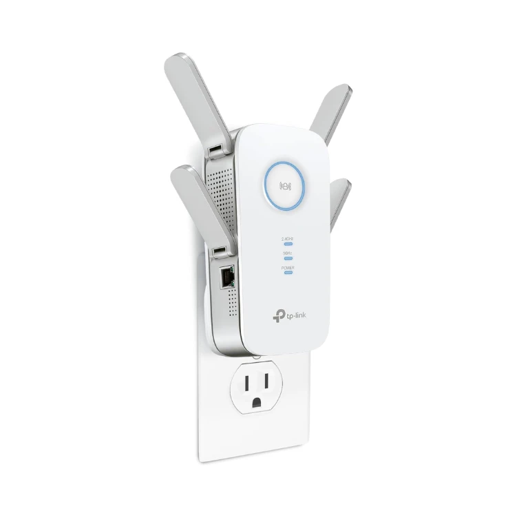 TP-Link AC2600 WiFi Extender(RE650), Up to 1733Mbps, Dual Band WiFi Range Extender, Gigabit port, Internet Booster, Repeater, Access Point,4x4 MU-MIMO (UAE Version)