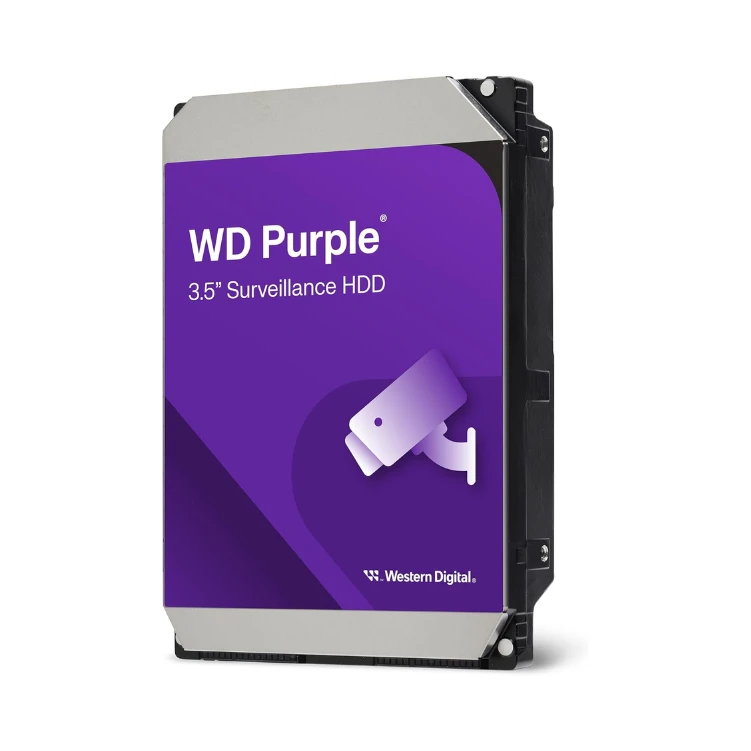 WD 2TB WD Purple Surveillance Internal Hard Drive HDD - SATA 6 Gb/s, 64 MB Cache, 3.5" - WD23PURZ