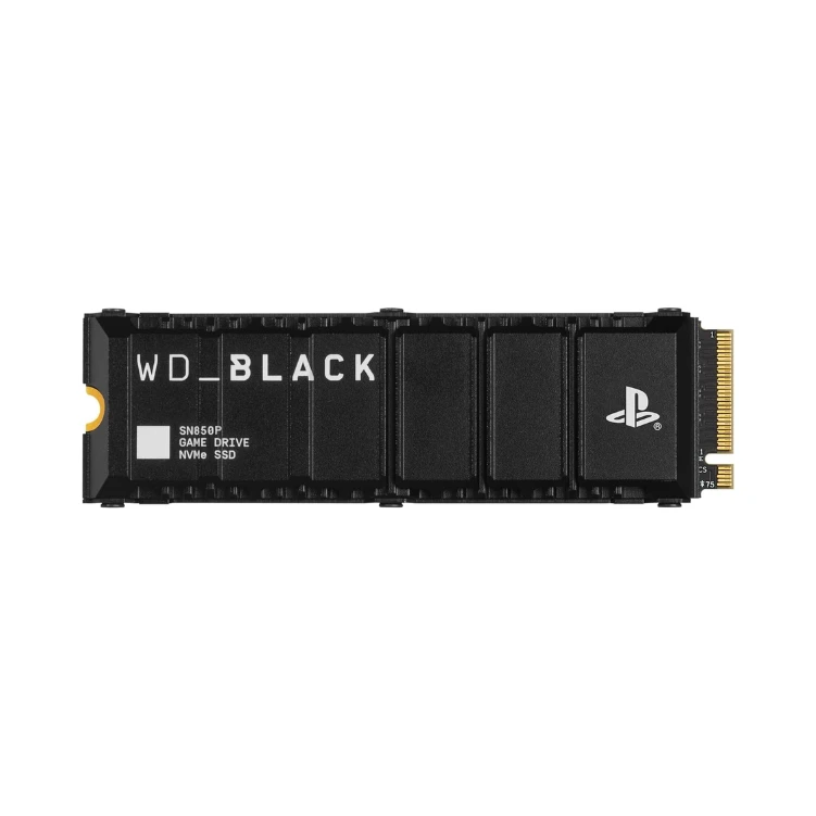 WD_BLACK 2TB SN850P NVMe M.2 SSD Officially Licensed Storage Expansion for PS5 Consoles, up to 7,300MB/s, with heatsink - WDBBYV0020BNC-WRSN