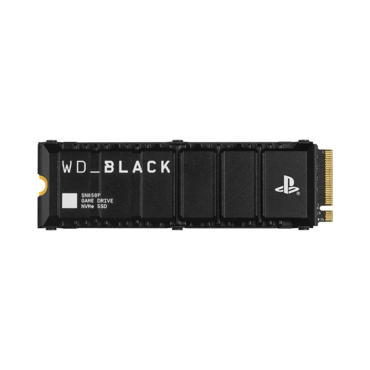 WD_BLACK 1TB SN850P NVMe M.2 SSD Officially Licensed Storage Expansion for PS5 Consoles, up to 7,300MB/s, with heatsink - WDBBYV0010BNC-WRSN