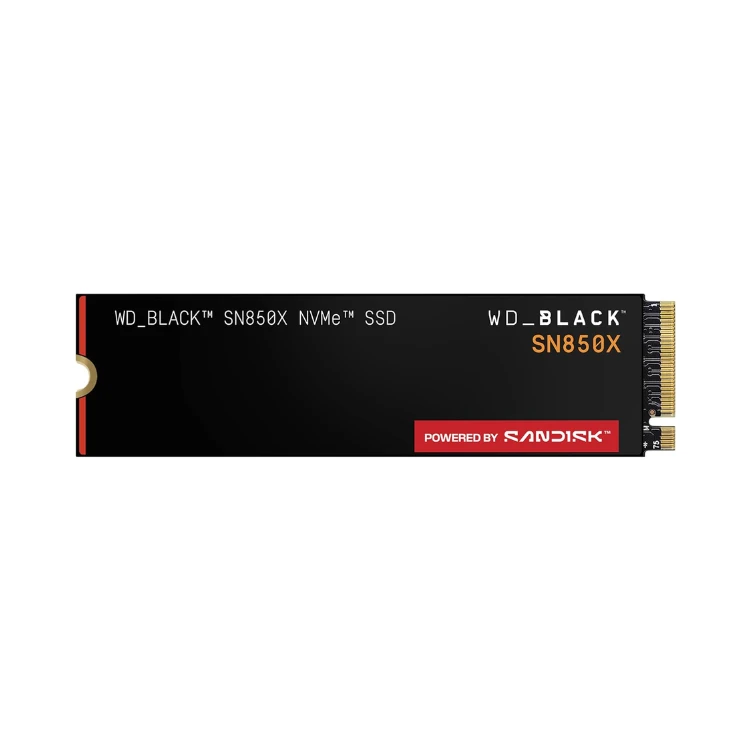 WD_BLACK SN850X NVMe SSD 1TB Internal SSD (Gaming Memory, PCIe Gen4 Technology, Read 7300MB/s, Write 6300MB/s) Black