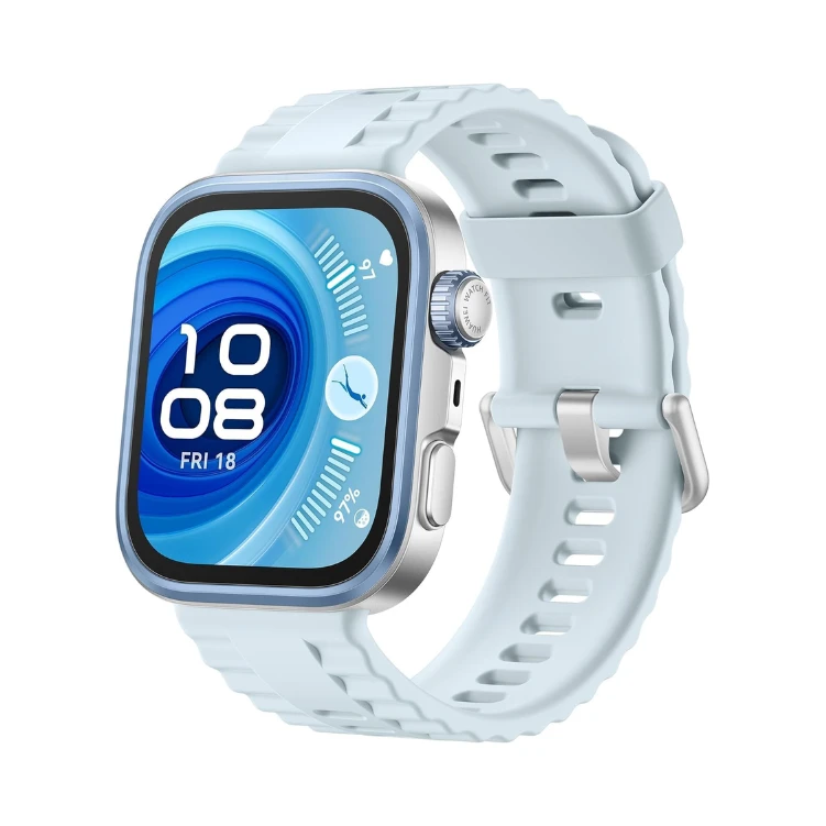 HUAWEI WATCH FIT 4 Pro Smart Watch, 1.82" Sapphire screen & Titanium Alloy Bezel, ECG Analysis, up to 10-Day Battery Life, iOS & Android. Blue, additional HUAWEI Care+(Amazon Exclusive)