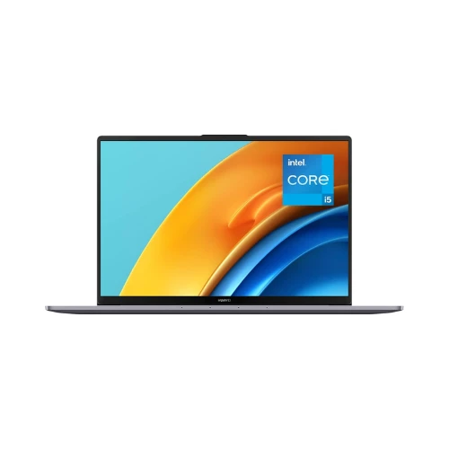 HUAWEI Matebook D16-16 Inch Laptop - Windows 11 Intel Core i5-12450H 12th Gen Processor With 8GB RAM & 512GB SSD Storage - Eye Comfort HUAWEI Fullview Display with 1080p Wide-Angle Camera - Grey