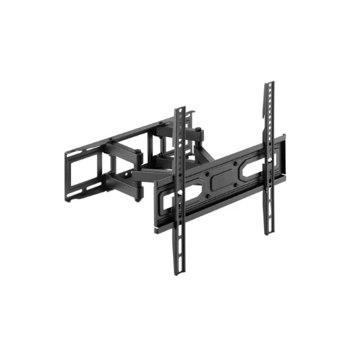 SH 370P Swivel TV Wall Mount for 32"-70" LED LCD Screens, VESA 400x400, Extendable Arm 67–355mm, 40kg Load Capacity – Black (Economic Series)