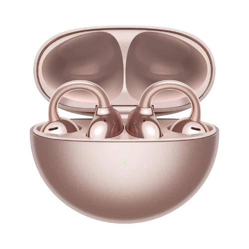 HUAWEI FreeClip Wireless Bluetooth Earphones, Futuristic Open-Ear Listen, Long Battery Life, Rose Gold