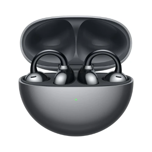 HUAWEI FreeClip Wireless Bluetooth Earphones, Futuristic Aesthetic Design, Feather-like Wearing, Open-ear Listen, Long Battery Life, iOS & Android, Water & Dust-resistant, Black