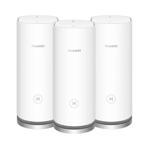 HUAWEI WiFi Mesh 3 AX3000 - Whole Home Mesh WiFi System, Seamless & Speedy, Up to 3000Mbps, Connect 250+ Devices, Ultra-Fast Connection in Med-Large Homes – Pack of 3 + UK Warranty