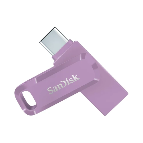 SanDisk 128GB Ultra Dual Drive Go USB Type-C Flash Drive, Lavender - SDDDC3-128G-G46L