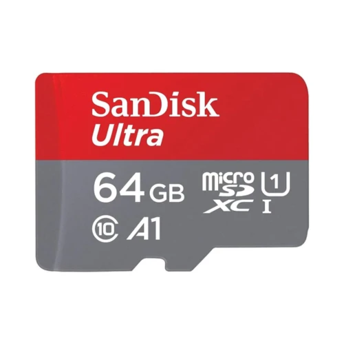SanDisk 64GB Ultra UHS I MicroSD Card 140MB/s R, for Smartphones, SDSQUAB-064G-GN6MN