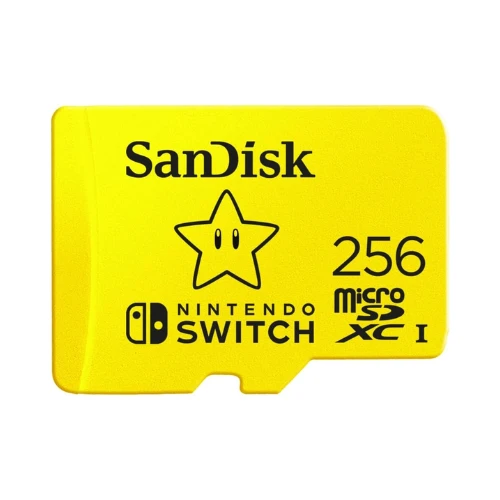 SanDisk 256GB microSDXC-Card, Licensed for Nintendo-Switch - SDSQXAO-256G-GNCZN