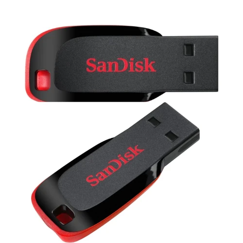 SanDisk Cruzer Blade USB Flash Drive 64GB, Black, SDCZ50-064G-B35