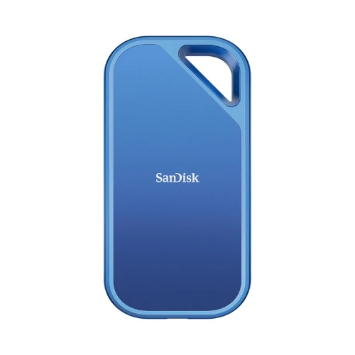 SanDisk Creator Pro Portable NVMe SSD 1TB, up to 2000 MB/s read/write speeds for demanding workflows, 3 Meter drop protection, IP65 water & dust resistance, 1 Month Adobe Creative Cloud included.