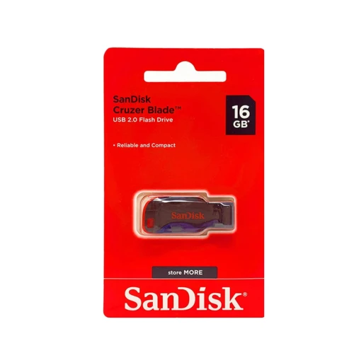 SanDisk Cruzer Blade USB Flash Drive 16GB