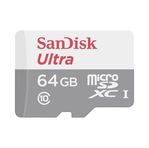 SanDisk 64GB Ultra microSD UHS-I/C10 Card - SDSQUNS-064G-GN3MA
