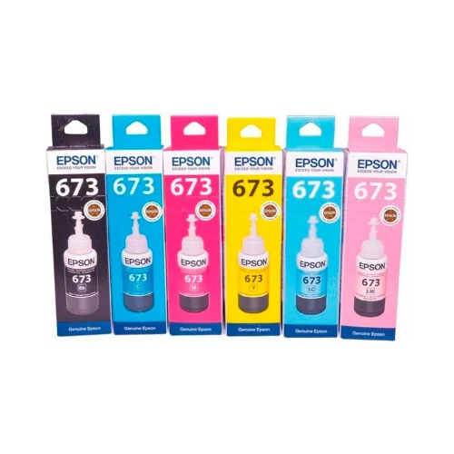 Epson Kit of 6 T673 Inks for L800 L805 L810 L850 L1800