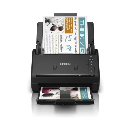 EPSON WorkForce ES-500W II Wireless, A4, auto-duplex scanner WiFi connected