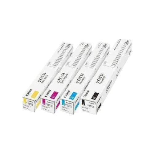 Canon Toner Cartridge C-EXV 54 Black/Cyan/Yellow/Magenta 4-Piece Compatible With CANON IR-C3025i and C3226i printers