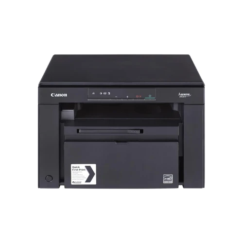 Canon i-SENSYS MF3010 Multifunction Monochrome Laser Printer - A4 Print, Copy, Scan - USB Connectivity - Compact Design, Energy Efficient - Office Printer - Includes 2 Black Toner Cartridges