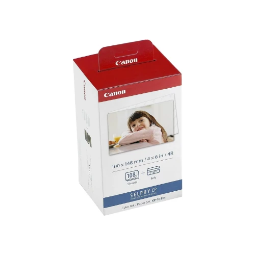 Canon Kp-108in Ink Glossy Cartridge (White)