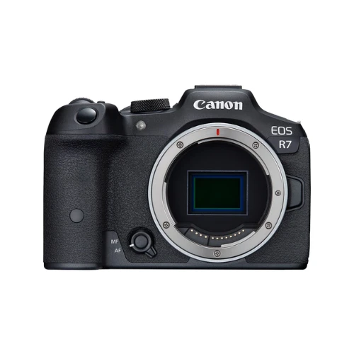 Canon EOS R7 Mirrorless Camera (Body Only), Hybrid Camera, 32.5 Megapixel (APS-C) CMOS Sensor, 4K Video, for Sports, Action, Content Creators, Vlogging Camera, Black
