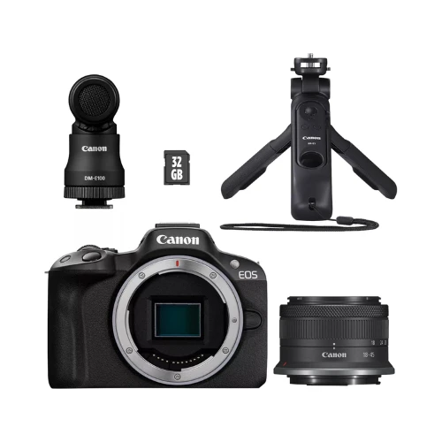 Canon D.CAM EOS R50 BK+RFS18-45 S CREATOR KIT