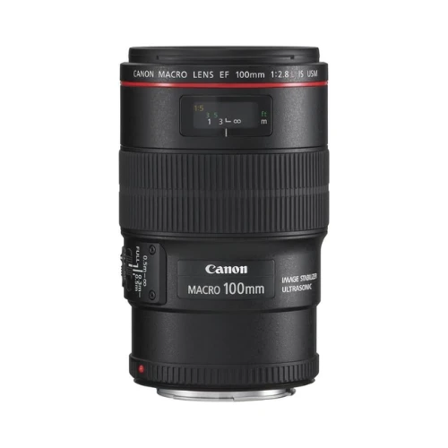 Canon EF 100mm f/2.8L IS Macro USM Lens, Black, KSA Version with KSA Warranty Support
