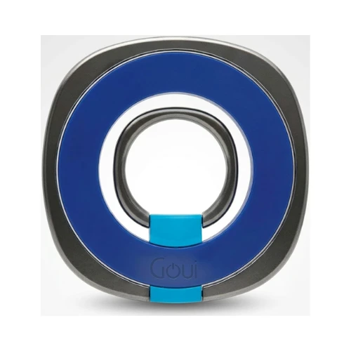 Goui Magnetic Ring Phone Finger Holder Stand – 360° Rotation & 180° Flip, Stylish & Comfortable Grip, Magsafe Compatible for Phones & Tablets, Blue