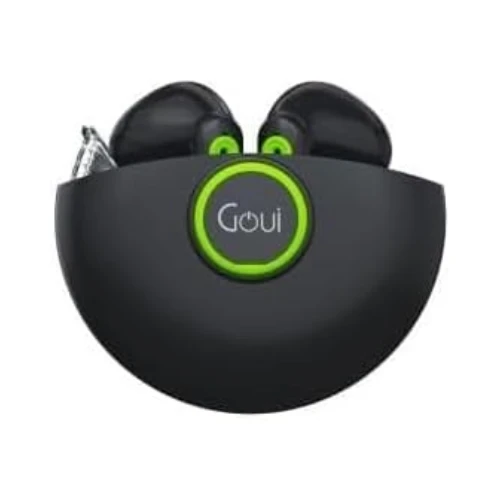 Goui True Wireless G-Pods Plus Earbuds Bluetooth 5.3, Long Battery Life with Charging Case, Up to 12 Hours Playtime, Stable Wireless Connection, Compact Lightweight Design, iOS & Android, Black