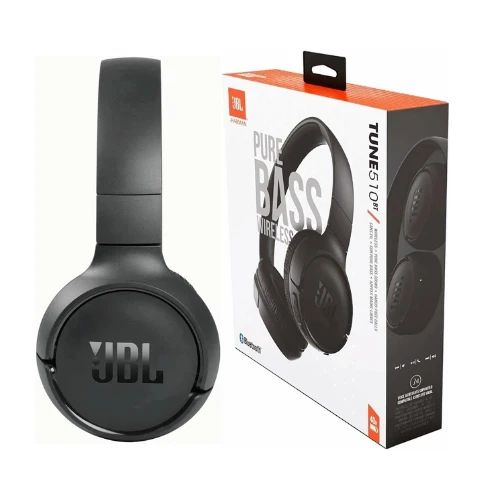 JBL TUNE T510BT WIRELESS ON-EAR HEADPHONES, BLACK