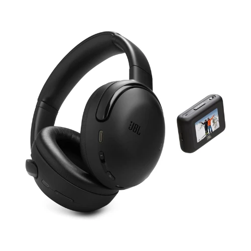 JBL Tour One M3 Smart Tx - Wireless Over-Ear Noise Cancelling Headphones with Smart Transmitter, Hi-Res Audio (3.5mm or USB-C), Spatial 360 Sound with Head Tracking & 70Hrs of Playback (Black)