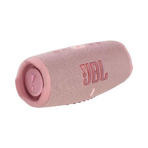 JBL Charge 5 Portable Speaker, Built-In Powerbank, Powerful JBL Pro Sound, Dual Bass Radiators, 20H of Battery, IP67 Waterproof and Dustproof, Wireless Streaming, Dual Connect - Pink, JBLCHARGE5PINK