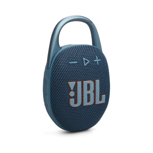 JBL Clip 5 - Ultra-Portable, Waterproof & Dustproof Bluetooth Speaker, Big Pro Sound with Punchy bass, Integrated Carabiner, Up to 12 Hours of Play, Made in Part with Recycled Materials (Blue)