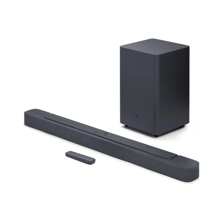 JBL Bar 2.1 Deep Bass (MK2) Channel Soundbar with Wireless Subwoofer, 300W Total Power, Immersive Surround Sound, Built-In Dolby, Bluetooth Stream, HDMI/Optical Connect - Black, JBLBAR21DBM2BLKUK