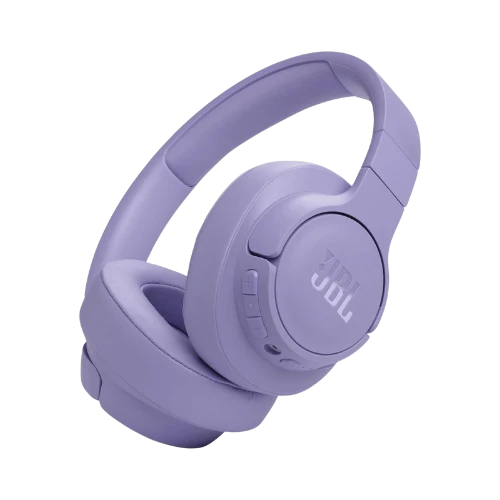 JBL Tune 770NC Adaptive Noise Cancelling Wireless Over-Ear Headphones, Pure Bass Sound, Smart Ambient, Bluetooth 5.3, Le Audio, VoiceAware, 70H Battery, Multi-Point Connect - Purple, JBLT770NCPUR