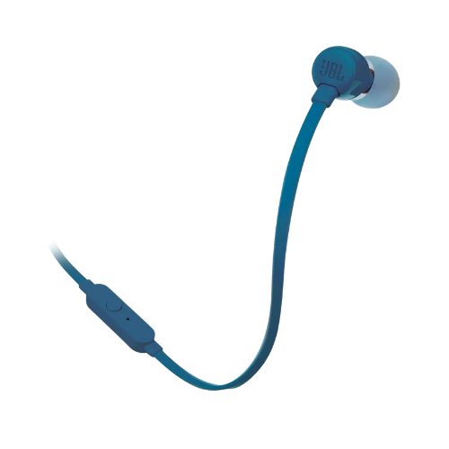 JBL T110 In-Ear Headphones - Blue JBLT110BLU