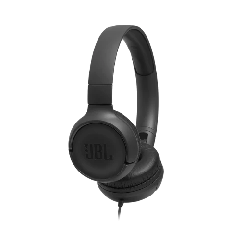 JBL TUNE 500 ON-EAR HEADPHONES BLACK