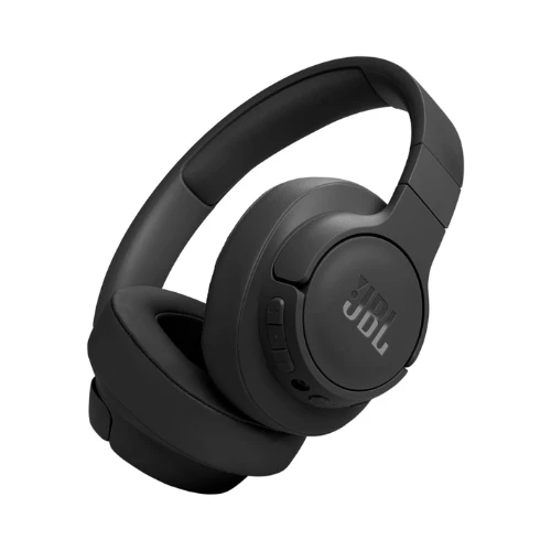 JBL Tune 770NC Adaptive Noise Cancelling Wireless Over-Ear Headphones, Pure Bass Sound, Smart Ambient, Bluetooth 5.3, Le Audio, VoiceAware, 70H Battery, Multi-Point Connect - Black, JBLT770NCBLK