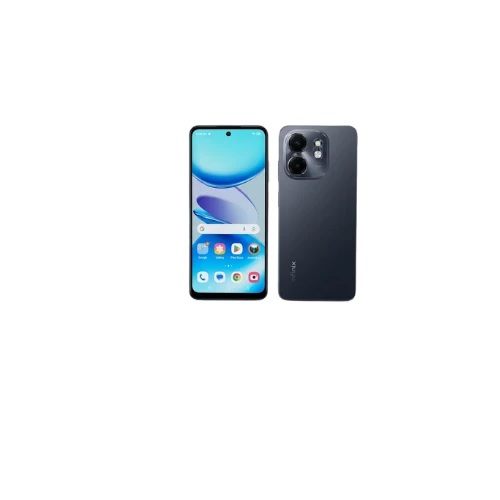 Infinix Smart 9 (RAM: 4+4GB, ROM: 128GB), 6.7" HD+ Display, 13MP Dual AI Rear Camera With Flashlight, 8MP Front Camera, 5000 mAh Battery, Dual Nano Sim, Type-C, Android 14 - Metallic Black
