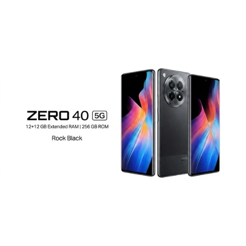 Infinix Zero 40 5G 12+12 GB 256 GB Rock Black